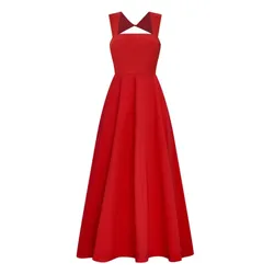 Váy Nữ F2 Fashion & Freedom Lụa D828-DO-S-0824 Màu Đỏ Size S