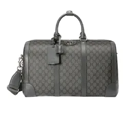 Túi Đựng Đồ Gucci Savoy Small Duffle Bag Grey Black 724642-UULHK-8576 Màu Đen Xám