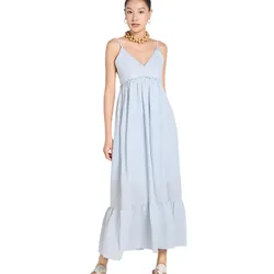 Váy Hai Dây Nữ F2 Fashion & Freedom Linen A Touch Of Effortless Elegance D837-XN-S-0325 Màu Xanh Nhạt Size S