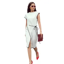 Váy Suông Nữ F2 Fashion & Freedom Lụa Viscose City Girls D569-T-S-1221 Màu Trắng Size S