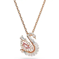 Dây Chuyền Nữ Swarovski Swan Pendant Mixed Cuts, Swan, Pink, 18k Rose Gold Finish 5732414 Màu Vàng Hồng