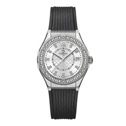 Đồng Hồ Nữ Carnival 8173L2-VT-DCS-T Màu Đen - Bạc