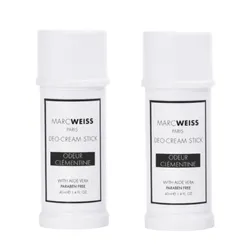 Combo 2 Thanh Khử Mùi Hương Nước Hoa Ngăn Mồ Hôi Marcweiss Paris Deo-Cream Stick Clementine (40ml x 2)