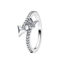 Nhẫn Nữ Pandora Sparkling Arrow Ring 193619C01 Màu Bạc Size 50