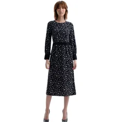 Váy Nữ F2 Fashion & Freedom Silk Hương Mùa Hè D468-DT-S-0422 Màu Đen Size S
