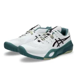 Giày Thể Thao Nam Tennis/Pickleball Asics Gel-Resolution X White/Dark Aubergine 1041A481.104 Màu Trắng/Xanh