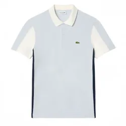 Áo Polo Nam Lacoste Pique Colourblock Shirt PH1302 - IHJ Màu Ghi Size 3