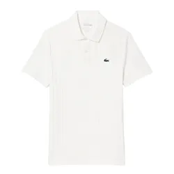 Áo Polo Nam Lacoste Men's Ultra Dry Badge Accent Tennis Heritage DH8960 800 Màu Trắng Size 3