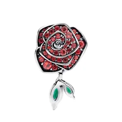 Hạt Vòng Charm Nữ Pandora Sparkling Rose In Bloom Sterling Silver 793201C02 Phối Màu