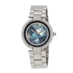Đồng Hồ Nữ GV2 By Gevril Matera Diamond Watch 12800B Màu Bạc