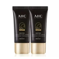 Kem Chống Nắng Nâng Tone AHC Masters Aqua Rich Sun Cream Duo Set (30ml x 2)
