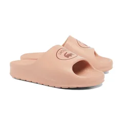 Dép Nữ Lacoste Women’s Serve Slides 2.0 Pink /Burgundy 49CFA0026-3T9 Màu Hồng Nâu&nbsp;Size 6