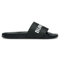 Dép Nam Burberry Logo Slides Optic Black White 80535011 Màu Đen Trắng Size 41