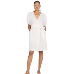 Váy Liền Nữ F2 Fashion & Freedom New Linen New Horizon D593-T-S-0322 Màu Trắng Size S