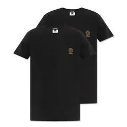 Set 2 Áo Thun Nam Versace Cotton-Jersey Undershirt 2-Pack AU10193 Màu Đen Size M