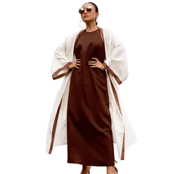 Váy Suông F2 Fashion & Freedom Linen Chocolate Fall In Love DT-D675-ND-S-1122 Màu Nâu Đậm Size S