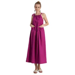 Váy Linen Nữ F2 Fashion & Freedom Holiday Vibes D364-T-S-0323 Màu Tím Size S