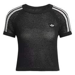 Áo Thun Nữ Adidas Knitted Crochet Cali Tee KC6481 Màu Đen Size S