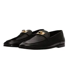 iày Lười Nam Dolce & Gabbana D&G Brushed Loafers A50489A120380999 Màu Đen Size 40