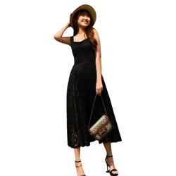 Váy Liền Nữ F2 Fashion & Freedom Black Lace Dress D710-D-S-0323 Màu Đen Size S