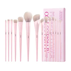 Bộ Cọ Jessup Crystal Pink Makeup Brushes Set Premium Vegan 14 Cây