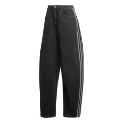 Quần Jean Nữ Adidas Barrel KQ6474 True Black Denim Màu Đen Xám Size 2530