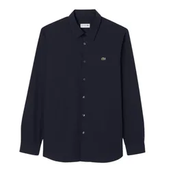 Áo Sơ Mi Nam Lacoste Stretchable Fitted Poplin Shirt 0100-LACCH6282HDE000041 Màu Xanh Navy Size 39