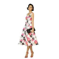 Váy Xòe Nữ F2 Fashion & Freedom Women's Queen Of The Night D474-TH-S-1020 Màu Trắng Size S