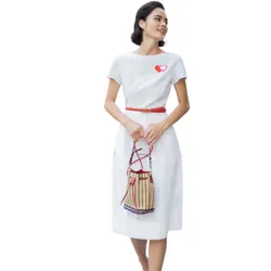Váy Nữ F2 Fashion & Freedom Linen Becoming Unveil D521-T-S-0521 Màu Trắng Size S