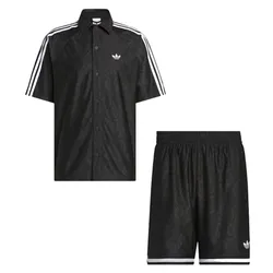 Bộ Thể Thao Nam Adidas Short Basketball Flame Top Màu Đen&nbsp;Size S (Form Âu)