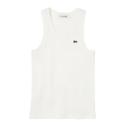 Áo Ba Lỗ Nữ Lacoste Slim Fit Cotton Tank Top TF5388 10 70V Màu Trắng Size 34