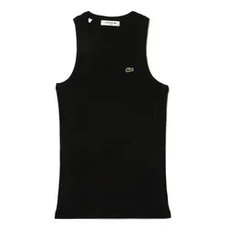 Áo Ba Lỗ Nữ Lacoste Slim Fit Cotton Tank Top TF5388 10 031 Màu Đen Size 34