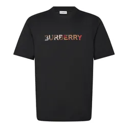 Áo Phông Nam Burberry Logo T-Shirt 8111829 Màu Đen Size XS