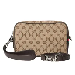 Túi Đeo Chéo Gucci GG Canvas Small Crossbody Bag 834802-FAEPS-9752 Màu Beige