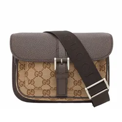 Túi Đeo Chéo Gucci GG Buckle Mini Crossbody Bag 795213 FADMD 002 Màu Be/Nâu