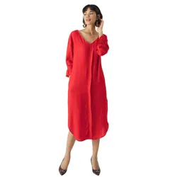 Váy Suông Nữ F2 Fashion & Freedom Becoming Color Me D496-D-S-0321 Màu Đỏ Size S