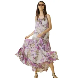 Váy Suông Nữ F2 Fashion & Freedom Fly Sky D511-TDB-S-0421 Màu Tím Size S