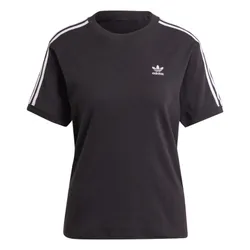 Áo Thun Nữ Adidas Lifestyle 3-Stripes Black IU2420 Tshirt Màu Đen Size M