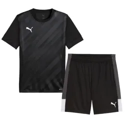 Bộ Thể Thao Nam Puma TeamGOAL Graphic Jersey 707112_03/660574_03 Màu Đen Size S