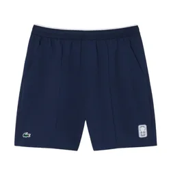 Quần Short Nam Lacoste Tennis Heritage Ultra Dry Stretch GH0203 - 166 Màu Xanh Navy Size 3