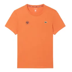 Áo Thun Nam Lacoste Men's Roland-Garros Edition Ultra Dry Tennis T-Shirt TH8309 - IY0 Màu Cam Size 4