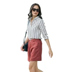 Quần Short Nữ F2 Fashion & Freedom QS22-D-S-0420 Màu Đỏ Size S