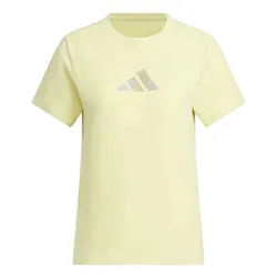 Áo Thun Nữ Adidas Logo T-Shirt Asia Sizing Yellow JM8802 Màu Vàng Nhạt Size S