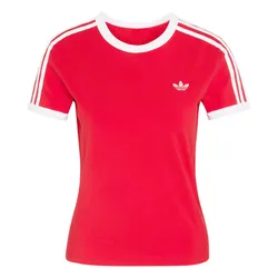 Áo Thun Nữ Adidas Lifestyle 3-Stripes Slim Red KD3676 Màu Đỏ Size S