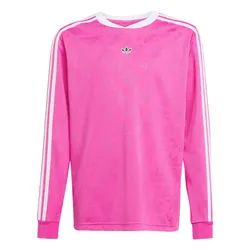 Áo Thun Dài Tay Trẻ Em Adidas Jaquard Long Sleeve Top JW2845 Màu Hồng Size L
