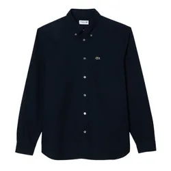 Áo Sơ Mi Nam Lacoste Regular Fit Long Sleeve Oxford Shirt CH6372 - F2W Màu Xanh Navy Size 38