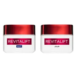 Bộ Kem Dưỡng Da Hỗ Trợ Trẻ Hóa, Cấp Ẩm L'Oreal Revitalift Jour & Nuit (50ml x 2)