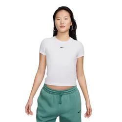 Áo Thun Nữ Nike Sportswear Chill Knit Women's T-shirt FV5509-100 Màu Trắng Size S