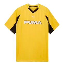 Áo Thun Nam Puma Sport Heritage Men's Football Jersey 634322 26 Màu Vàng Đen Size S