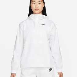 Áo Khoác Nữ Nike Sportswear Essential Repel Woven Jacket White DM6180-100 Màu Trắng Size L